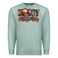 Seafoam mooey christmas sunflower Premium Sweatshirt - JahusDesignShop