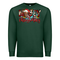 Sports Green mooey christmas sunflower Premium Sweatshirt - JahusDesignShop