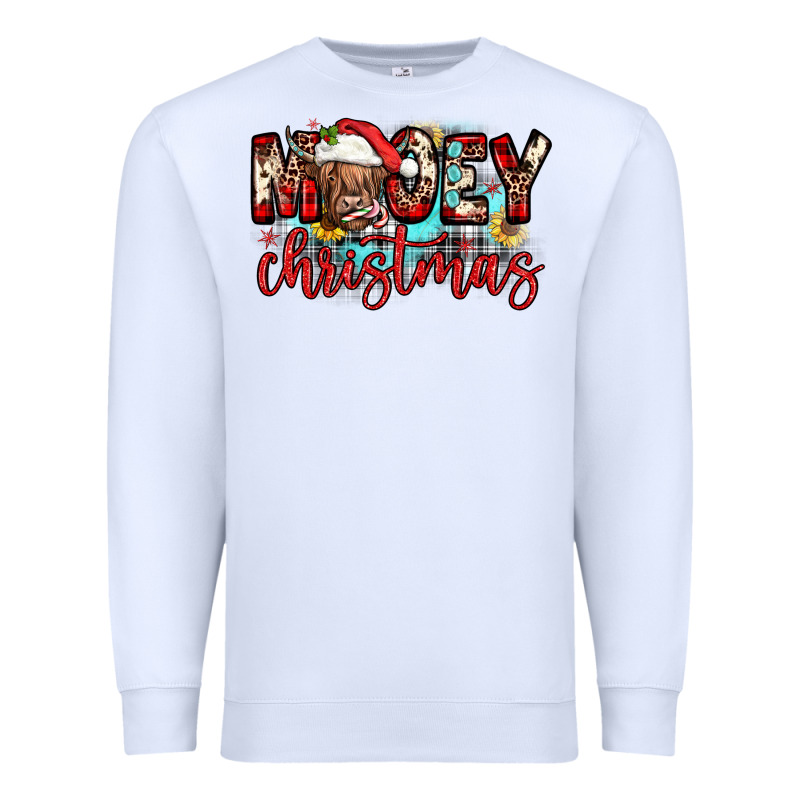 Mooey Christmas Sunflower Premium Sweatshirt by JahusDesignShop | Teevron
