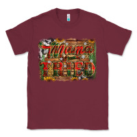 Burgundy mama tried christmas Classic Tee - Jasminsmagicworld