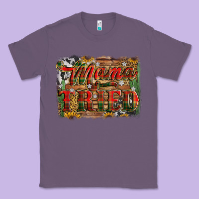 Mama Tried Christmas Classic Tee Designed By Jasminsmagicworld