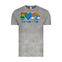 Cloud Rock Peace Love Pride Vintage Tee - Jasminsmagicworld