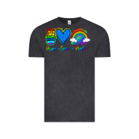 Vintage Black Peace Love Pride Vintage Tee - Jasminsmagicworld