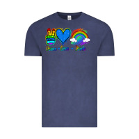 Vintage Denim Peace Love Pride Vintage Tee - Jasminsmagicworld