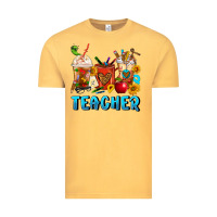 Vintage Mustard Teacher Coffee Cups Vintage Tee - FaDigitalArtStudio