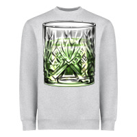 Heather Grey gin tonic Heavyweight Sweatshirt - AdoDesignShop