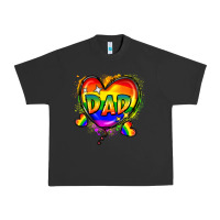 Pigment Black Dad pride Urban Heavy Tee - FaDigitalArtStudio