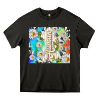 Human With Daisies Heavy Core Tee | Teevron