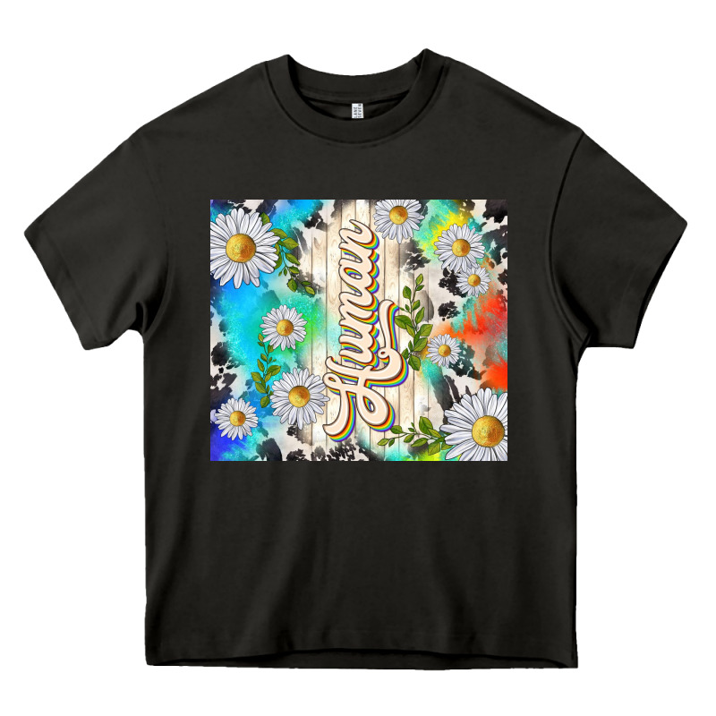 Human With Daisies Heavy Core Tee by TumblerDesignByShophia | Teevron