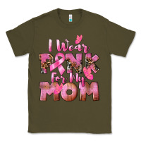 Army Green i wear pink for my mom Classic Tee - CowGirlArtShop