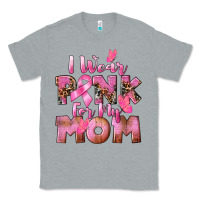Heather Grey i wear pink for my mom Classic Tee - CowGirlArtShop