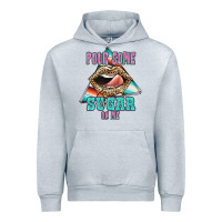 Heather Grey Pour Some Sugar On Me Urban Hoodie - JahusDesignShop