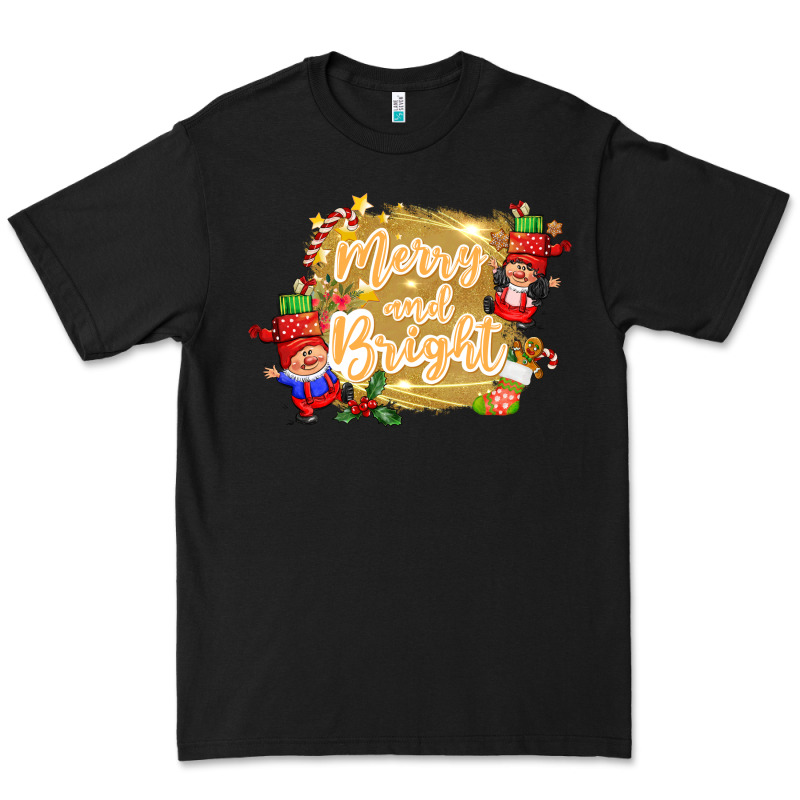 Merry And Bright Gnome Premium Tee by CowGirlArtShop | Teevron