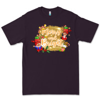 Plum merry and bright gnome Premium Tee - CowGirlArtShop