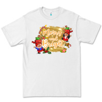White merry and bright gnome Premium Tee - CowGirlArtShop