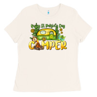 Bone Happy St. Patrick's Day camper Ladies Tee - HowdyJamesFarm