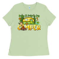 Matcha Happy St. Patrick's Day camper Ladies Tee - HowdyJamesFarm