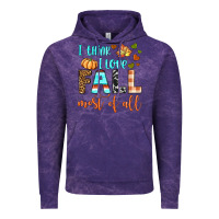 Cloud Purple i think i love fall most of all Vintage Hoodie - BundleAndBundleShop