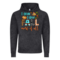 Vintage Black i think i love fall most of all Vintage Hoodie - BundleAndBundleShop