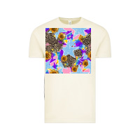 Vintage Arctic stars and sunflowers seamless pattern Vintage Tee - FaDigitalArtStudio