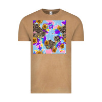 Vintage Camel stars and sunflowers seamless pattern Vintage Tee - FaDigitalArtStudio