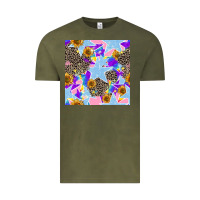 Stars And Sunflowers Seamless Pattern Vintage Tee | Teevron
