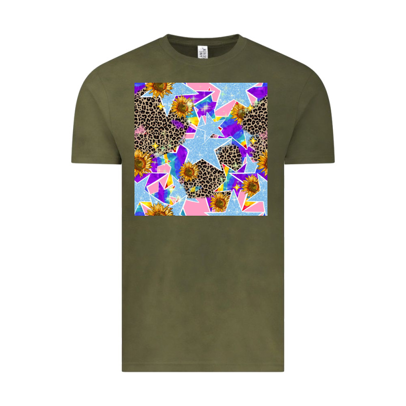 Stars And Sunflowers Seamless Pattern Vintage Tee by FaDigitalArtStudio | Teevron