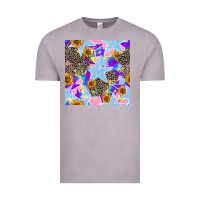 Vintage Zinc stars and sunflowers seamless pattern Vintage Tee - FaDigitalArtStudio