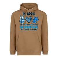 Toasted Coconut in april we wear blue Heavyweight Hoodie - JahusDesignShop