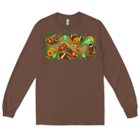 Chestnut western sunflower and american football license  plate Long Sleeve Tee - BundleAndBundleShop