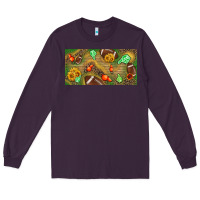 Plum western sunflower and american football license  plate Long Sleeve Tee - BundleAndBundleShop