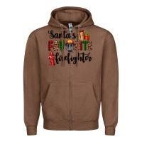 Chestnut santa's favorite firefighter Zipper Hoodie - AdoDesignShop