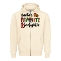 Sandshell santa's favorite firefighter Zipper Hoodie - AdoDesignShop