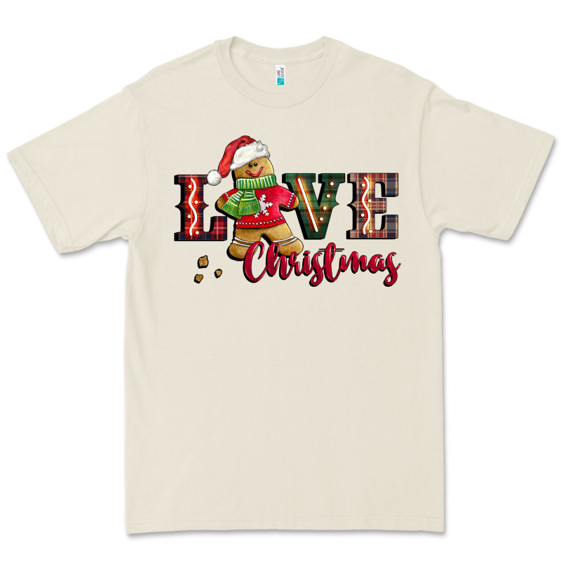 Love Christmas Gingerbread Premium Tee by CowGirlArtShop | Teevron
