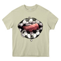 Mossy Soccer lips Heavy Core Tee - HowdyJamesFarm