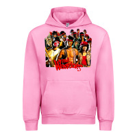 Fuchsia Pink the warriors 1980s cult movie film Urban Hoodie - DesigneFamous