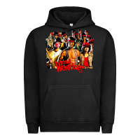Pigment Black the warriors 1980s cult movie film Urban Hoodie - DesigneFamous