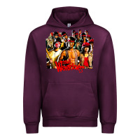Mauve Wine the warriors 1980s cult movie film Urban Hoodie - DesigneFamous