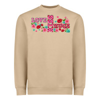 Mushroom floral love and kiss Heavyweight Sweatshirt - AdoDesignShop