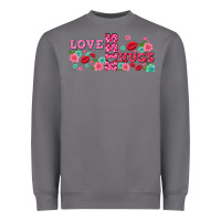 Storm floral love and kiss Heavyweight Sweatshirt - AdoDesignShop