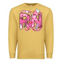 Antique Gold breast cancer rn registered nurse Premium Sweatshirt - JahusDesignShop