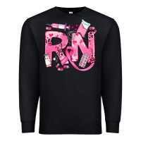 Black breast cancer rn registered nurse Premium Sweatshirt - JahusDesignShop
