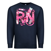 Navy breast cancer rn registered nurse Premium Sweatshirt - JahusDesignShop