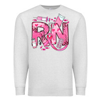 Oatmeal Heather breast cancer rn registered nurse Premium Sweatshirt - JahusDesignShop