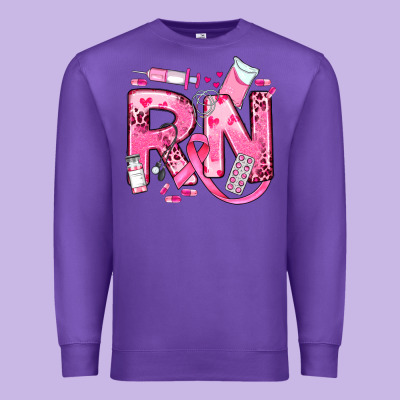 Breast Cancer Rn Registered Nurse Premium Sweatshirt Designed By Jahusdesignshop