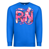 True Royal breast cancer rn registered nurse Premium Sweatshirt - JahusDesignShop