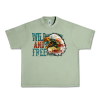Oil Green Wild and free Urban Heavy Tee - FaDigitalArtStudio