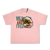 Salmon Wild and free Urban Heavy Tee - FaDigitalArtStudio