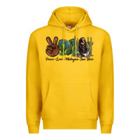 Lemon Peace Love Malayan Sun Bear Premium Hoodie - LillyAllenDesigns