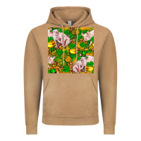 Vintage Camel St patricks  day pig with candy and pot of gold  seamless pattern Vintage Hoodie - FaDigitalArtStudio